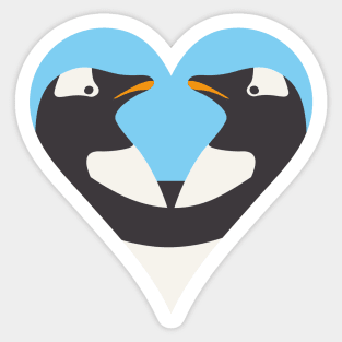 Penguin Lovers - Blue Edition Sticker